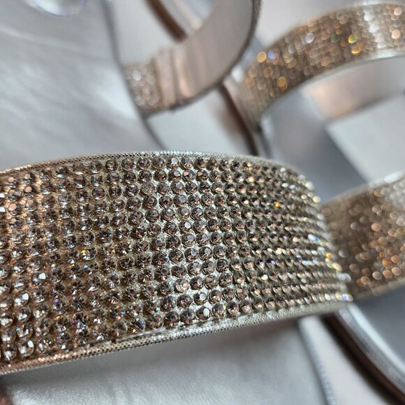 *New Low Price!* Kate & Mel Silver Slides - Picture 10 of 16